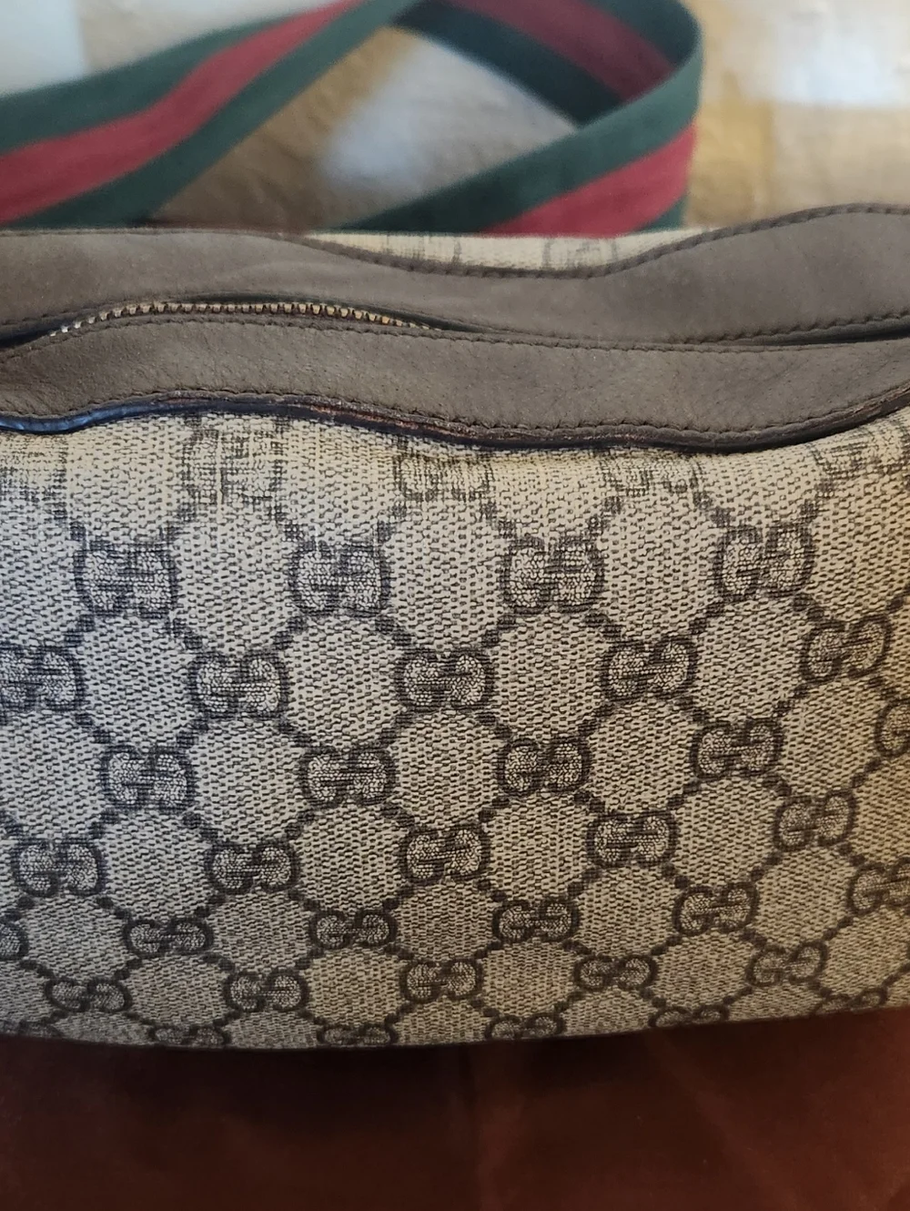 Gucci Neo Vintage Supreme Monogram Web Shoulder Bag - Picture 5 of 14
